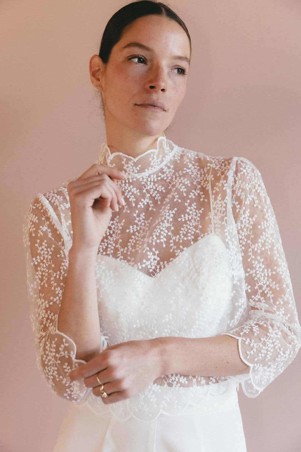 Blouse -Garance col monté – Image 2